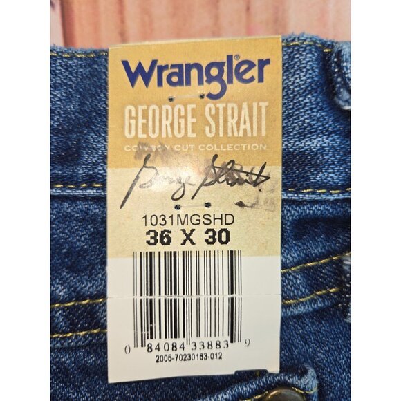 Wrangler George Strait Cowboy Cut 36X30 Relaxed Fit Jeans NWT - Picture 4 of 11